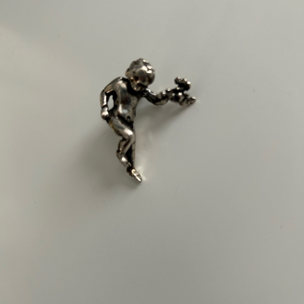 Angel silver pendant